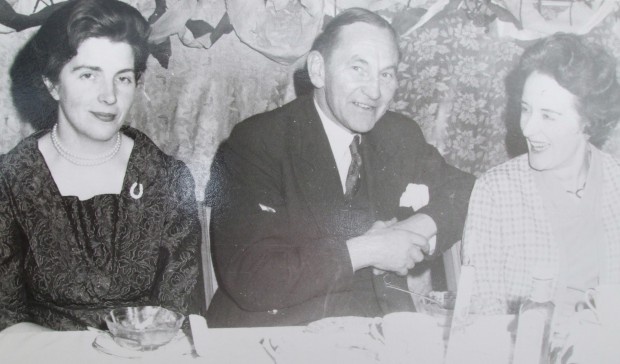 Maureen Dowley, Edward Dowley and Mrs Frank Storey at Dowley Social circa 1960