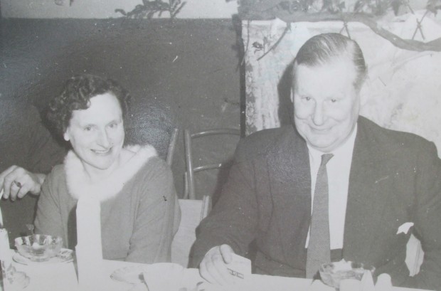 Biddy Morrissey and Cecil Dowley at Dowley Social circa 1960